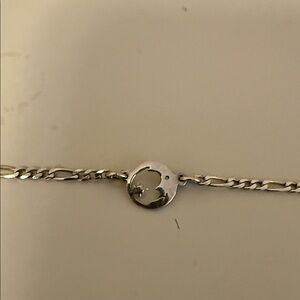 Moon beam 100% Sterling Silver Chain ankle